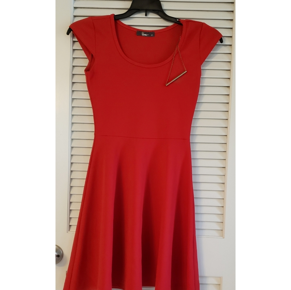 Red dress
